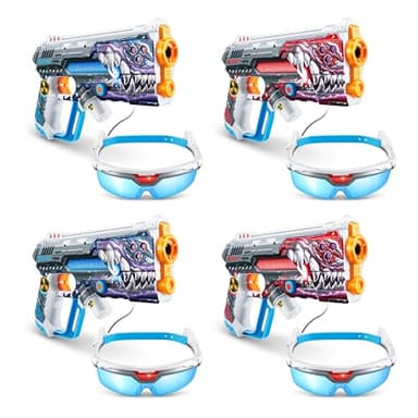 XSHOT- Peaux X-Shot Laser 360 Blaster, 36656 - Lot de 4