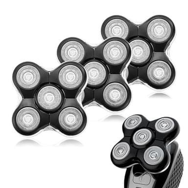 Têtes de rechange pour rasoir RX5 compatibles avec Remington Balder Pro XR1500, XR1501, RX5 (Paquet de 3)