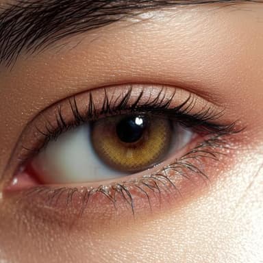 Elizzm Lentilles Couleur Marron Claire - 3 Mois, 1 Paire, Naturelle, Sans Correction – Brown