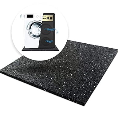 Etm Tapis anti-vibration pour machines à laver et appareils électriques 60 x 60 cm Fabriqué en Allemagne