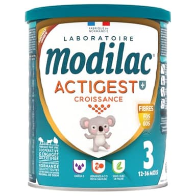 Modilac Actigest Lait En Poudre Croissance 3 12 à 36 Mois 800g