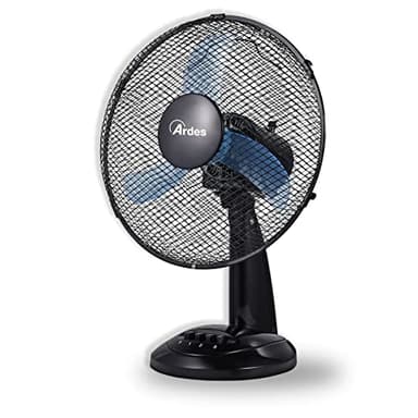 Ardes Penny AR5AM40 Ventilateur de table, 3 pales 40 cm avec oscillation et inclinaison réglable, 3 vitesses