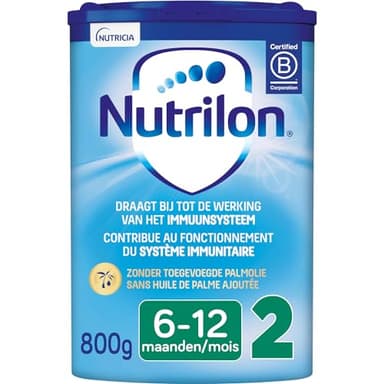 NUTRILON 2 - Lait de croissance pour bébés de 6 à 12 mois - Formule nutritive avec des nutriments essentiels - Boîte 800g