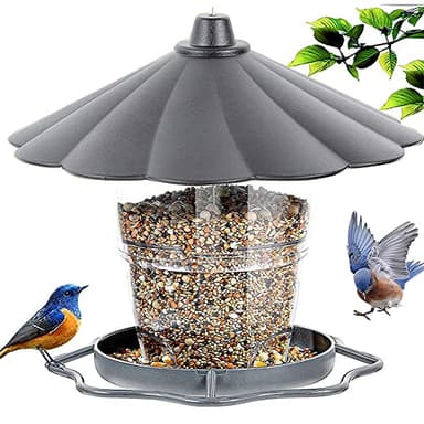 Taoying Mangeoire pour Oiseau,extérieur Mangeoire Lanterne Oiseaux, imperméable, Suspendue Convient pour la Cour de la Maison