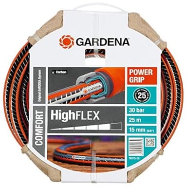 Gardena 18075-26 Tuyau HighFlex PVC Noir/Orange 25 m