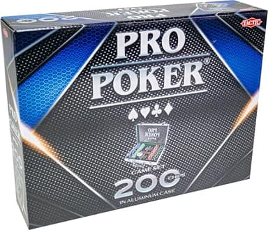 Tactic - 03090 - Poker - Propoker : Mallette Métal 200 Jetons