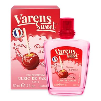 ULRIC DE VARENS - Eau de Parfum Varens Sweet Pomme D'Amour - Gourmand, Fruité, Pomme - Parfum Femme - Vaporisateur - Made in France - 50 ml