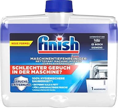 Finish Nettoyant en profondeur pour machine - Nettoyant liquide contre le calcaire et la graisse pour un lave-vaisselle propre - 1 x 250 ml