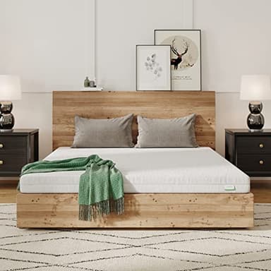 Novilla Matelas en Mousse 80x200, Matelas Amovible à 7 Zones de Confort, Réversible Été/Hiver, Respirable, Hauteur 18 cm