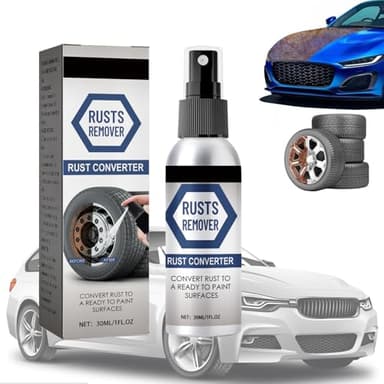 Enlève la Rouille en Spray,Convertisseur de Rouille,30ML Rust Remover Spray,Décapant Rouille Voiture,Spray Dissolvant Instantané de Rouille,Rust Remover,Antirouille Voiture,Dégrippant de Rouille
