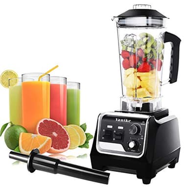 Mixeur Blender de Comptoir Professionnel, Blender à Smoothie Haute Witesse 2200W pour Milk-shakes et Smoothies, Concasseur de Glace, Dessert Glacé avec Minuterie, Pot de Tritan 2 Litres sans BPA