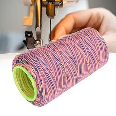 Haofy Fil de Couture, Fil de Machine à Broderie Polyester de Polyester Professionnel Portable Robuste pour Quilting Quotidien, Gaze, épissage, Couture Machine (040806)