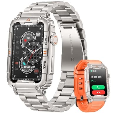 Montre Connectée Femme avec Appel Bluetooth: Smartwatch 1.57" Écran Tactile avec Fonction Féminine Rythme Cardiaque Fréquence Cardiaque Sommeil podomètre 100 Sport Modes Smart Watch pour Android e iOS