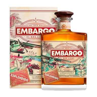 EMBARGO - Rhum Esplendido - Médaille d’or Rum & Cachaça Masters 2023 - Grande médaille d’or Concours Mondial de Bruxelles 2017 - 40 % Alcool - 70 cl