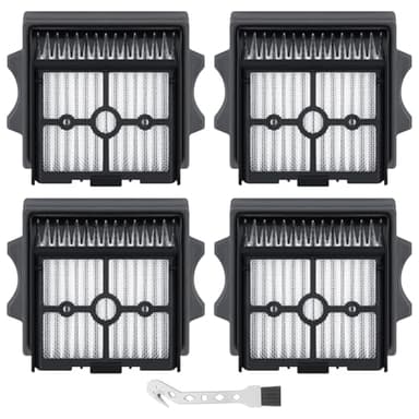 Lot de 4 filtres HEPA pour Tineco FLOOR ONE stretch S6/SWITCH S6/SWITCH S6 Stretch/SWITCH S7 Stretch/S7 Stretch Steam/S7 Stretch Ultra/S9 Artist/S5 Combo/i6 Stretch/i5 Stretch/S7 Artist Aspirateur