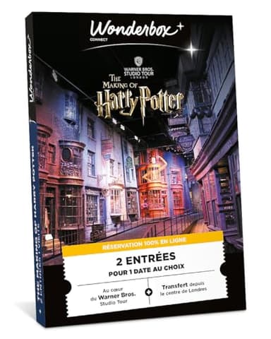 Ticketbox - Harry Potter Studio - Visite en Duo - Coffret Cadeau - Idée Cadeau Divertissement
