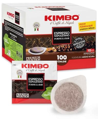Dosettes de café compostables Kimbo Napoli ESE - 100 dosettes