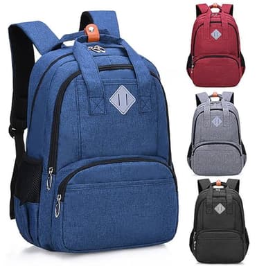 Cartable garcon primaire cp ce1, sac a dos garcon primaire imperméable Cartables Scolaires Grande Capacité Sacs d'école Multi-poches Sac d'ecole Garcon en Nylon pour Loisirs (Blue, One Size)