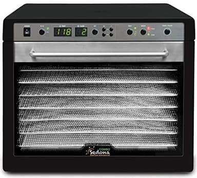 Tribest Déshydrateur Sedona Combo Plateaux Inox, Noir