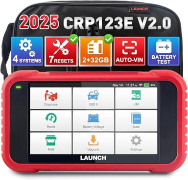 LAUNCH Valise Diagnostic Auto CRP123E V3.0 Elite 4 Système ABS SRS Transmission Moteur 7 Réinitialisation Huile/SAS/Frein/BMS/DPF Purge de l'ABS, Adaptation de l'accélérateur aggiornamento a Vita