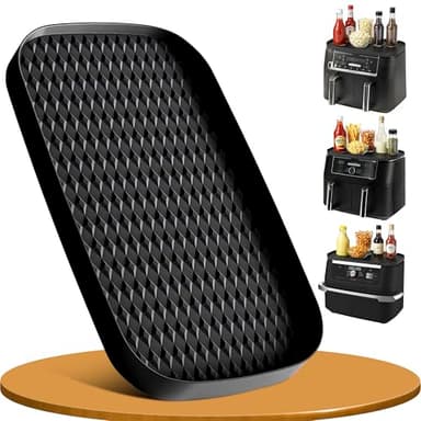 Ninipie Ninja AF400EU AF500EU AF451EU DZ401 Friteuse à Air Accessoires pour Ninja Foodi Max Dual Zone 9,5 L-10,4 L, Réutilisable Air Fryer Tapis Silicone