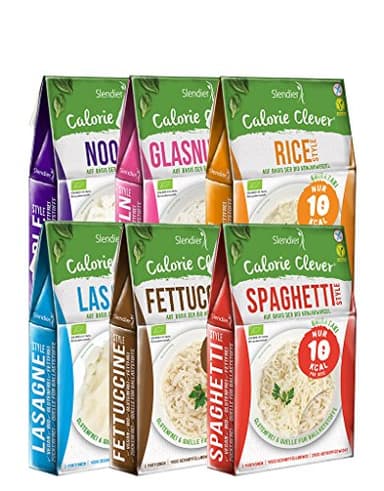 Shirataki Slendier pâtes de konjac biologique - paque d´essai 6 x 400 g