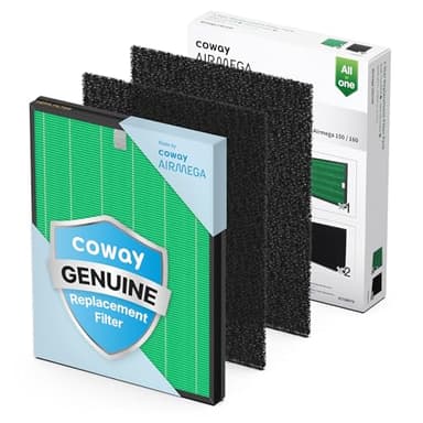 Coway Airmega 150 Filtre de rechange pour purificateur d'air Noir/blanc