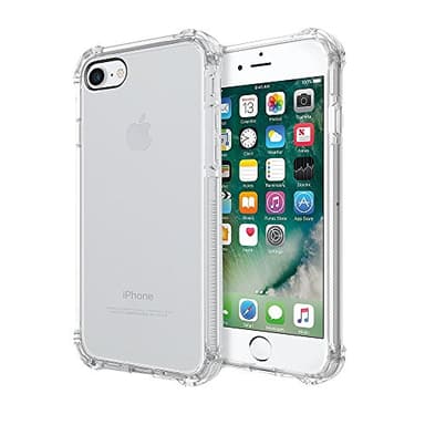 REY Coque Anti-Shock pour iPhone 7 / iPhone 8 / iPhone SE 2020 / IPHONE SE 2022 5G, TPU Transparent en Silicone Antichoc