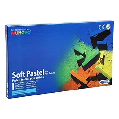 MUNGYO Boite de Pastels secs, Assorties, 48 Unité (Lot de 1), Set Pièces