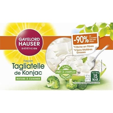 GAYELORD HAUSER - Tagliatelles Konjac Sans Rincage 160G - Lot De 4