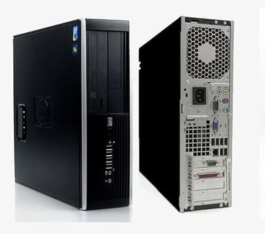 Ordinateur de Bureau Reconditionné avec Windows XP Prof 32 Bits, Port parallèle, Intel, 4 Go de RAM, 250 Go de HDD, DVD, Wi-FI, Port COM RS232, avec CD pour la récupération