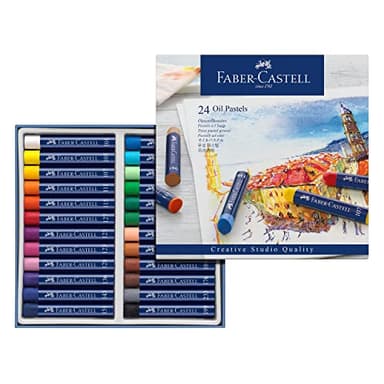 Faber-Castell 127024 Pastel à l'huile STUDIO QUALITY boîte de 24 Sable