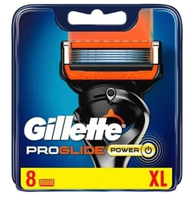 Ancienne version Gillette Fusion ProGlide - Power - Lames de Rasoir - Pack de 8