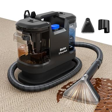 Blutan B Flowyfresh Shampouineuse –Nettoyeur canapé Tissu, Tapis et Meubles, Aspirateur Balai sans Fil, Injecteur-extracteur, 13 kPa, séchage Rapide, 1,8 L réservoir d’Eau, Nombreux Accessoires