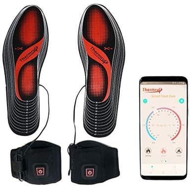 Thermrup Semelle intérieure chauffante Intelligente contrôlée par Application, Taille : 35-48 (découpable)