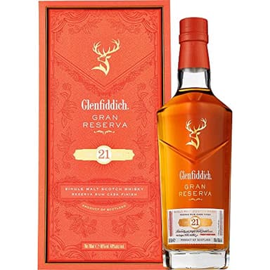 Glenfiddich 21 Years Old GRAN RESERVA Rum Cask Finish 40% Vol. 0,7l in Giftbox