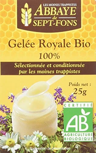 Abbaye de Sept-Fons Gelée Royale Bio Non Congelée 25 g