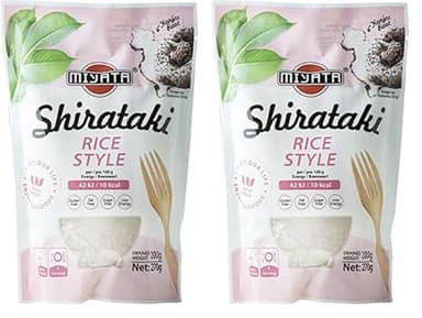 MIYATA Shirataki Riz à la Farine de Konjac 270 g Set de 12 (Lot de 2)