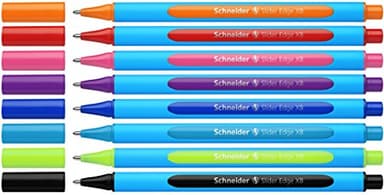 Schneider Slider Edge (Stylo bille, Pointe extra large (XB)) Boîte à crayons 8, Couleurs Assortis