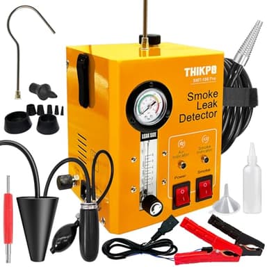 THIKPO EVAP Machine à fumée de Voiture 12 V, détecteur de Fuite avec indicateur de Pression, débitmètre, Double Mode, détecteurs de Fuite de Carburant pour Motos, motoneiges, ATV, camions, Bateaux