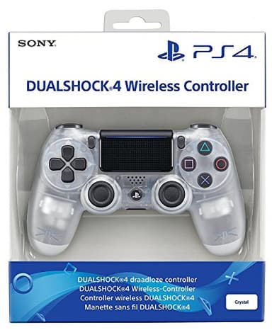 PlayStation, Manette Dual Shock 4 V2 pour PS4 - Crystal