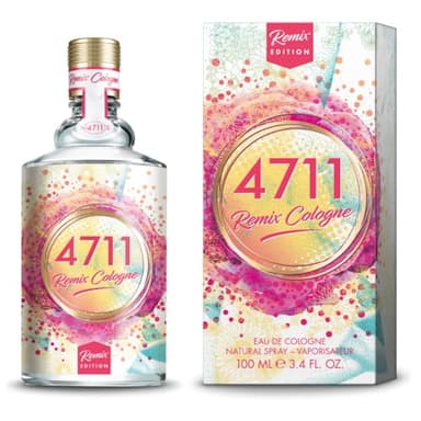 Remix Cologne 4711® Fleur d'oranger - Festival Vibes | Eau de Cologne - Parfum floral fruité à la fleur d'oranger - Réinterprétation fruitée et audacieuse ! | Vaporisateur 100 ml