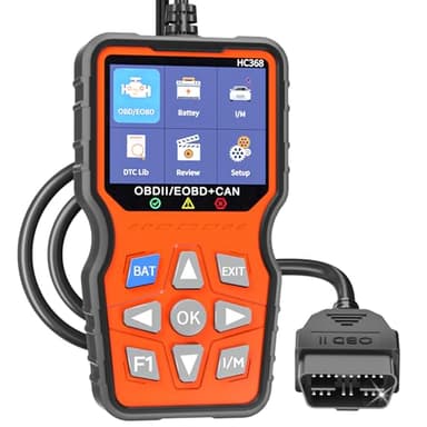 bakibo OBD2 Valise Diagnostic Français Auto Multimarque, Outils Diagnostics Système Moteur OBD-II Boitier EOBD Complet de Batterie Lecteur pour VW, Audi et Tous Les Véhicules OBD 2 dès 2003, Noir