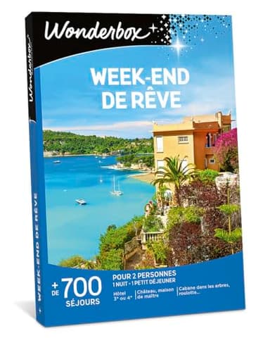 Wonderbox - Week-End De Rêve - Coffret Cadeau - Idée Cadeau Séjours