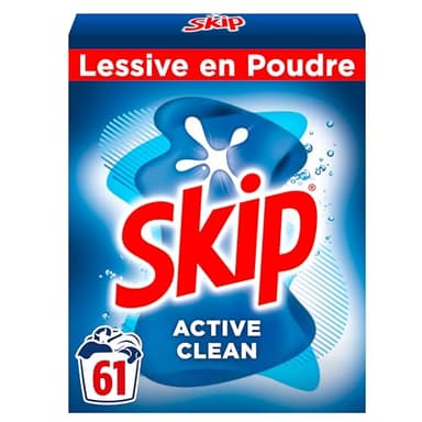 Skip Lessive en Poudre Active Clean 61 Lavages