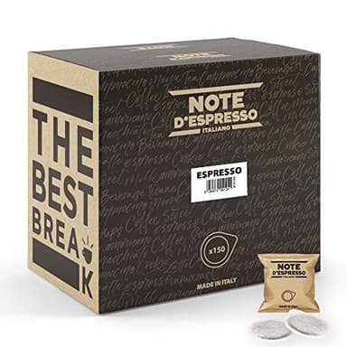 Note d'Espresso - Espresso - Café - Dosettes en Papier 44 mm - 150 caps