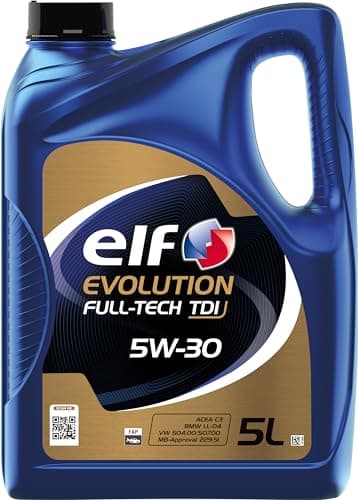 ELF EVOLUTION FULL-TECH TDI 5W-30, Huile moteur essence et Diesel, 5 litres