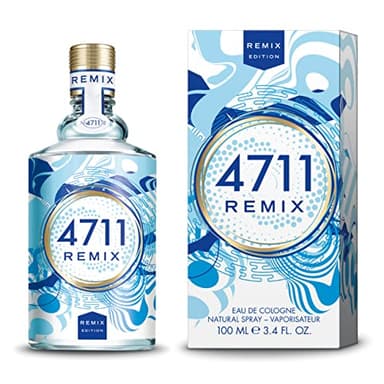 4711® Remix Cologne Sparkling Island I Eau de Cologne - Fruitée - Pétillante - Estivale - le citron vert fruité et frais désormais dans un mélange pétillant ! I Vaporisateur 100 ml
