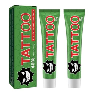 Crème pour Tatouage, Soin Avant et Après Tatouage, Épilation Laser et Piercing, Hydratante et Apaisante pour une Expérience Confortable