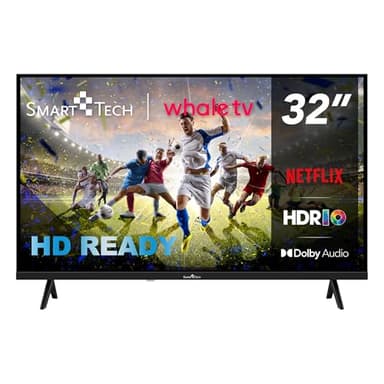 Smart Tech TV LED HD 32' (80 cm) Smart TV Whale OS-32HH01K- Molotov, Netflix, Prime Video, Disney+ 3xHDMI - 2xUSB -Dolby Digital+